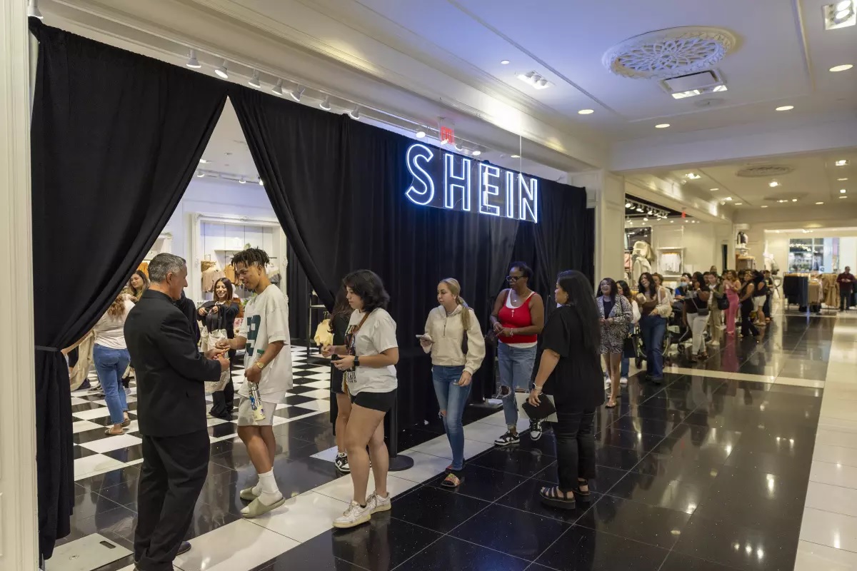 Shein Launches Its First Offline PopUp Inside One of Its Biggest